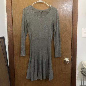 Knit Dress with Tiered Skirt